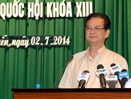 PM Nguyen Tan Dung: Vietnam determined not to accept, yield to threats, impositions, dependence - ảnh 1